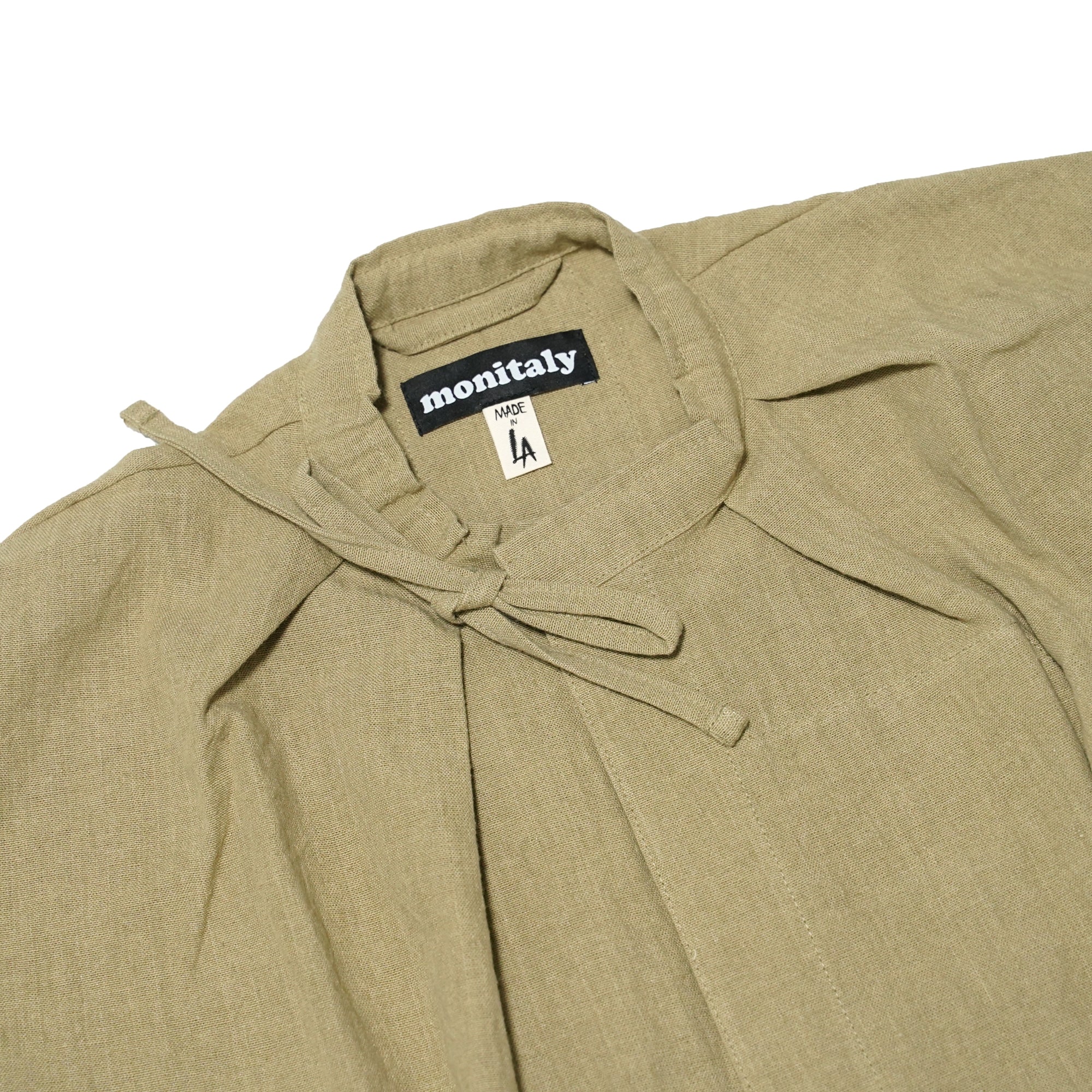 No:M29502 | Name:Military Smock Pullover | Color:230G LINEN KHAKI【MONITALY】-MONITALY-ADDICTION FUKUOKA