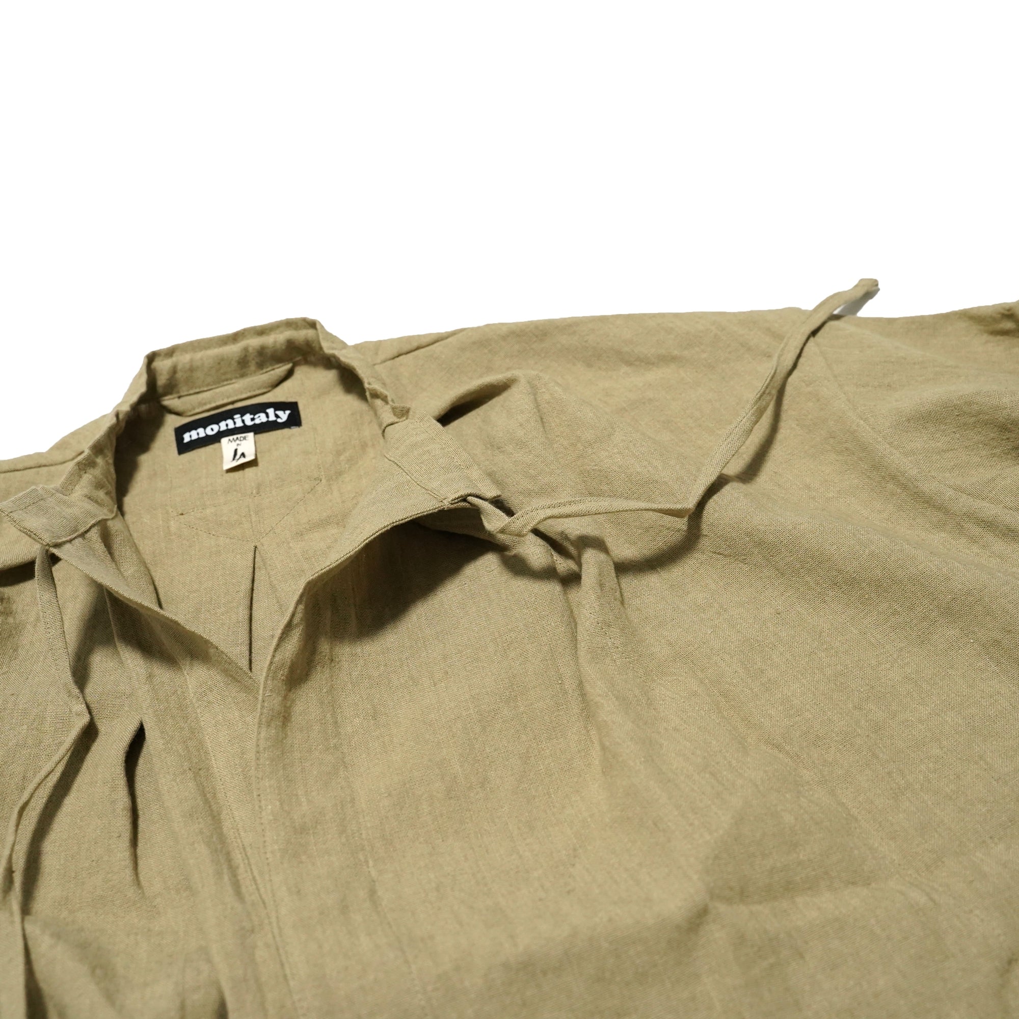 No:M29502 | Name:Military Smock Pullover | Color:230G LINEN KHAKI【MONITALY】-MONITALY-ADDICTION FUKUOKA