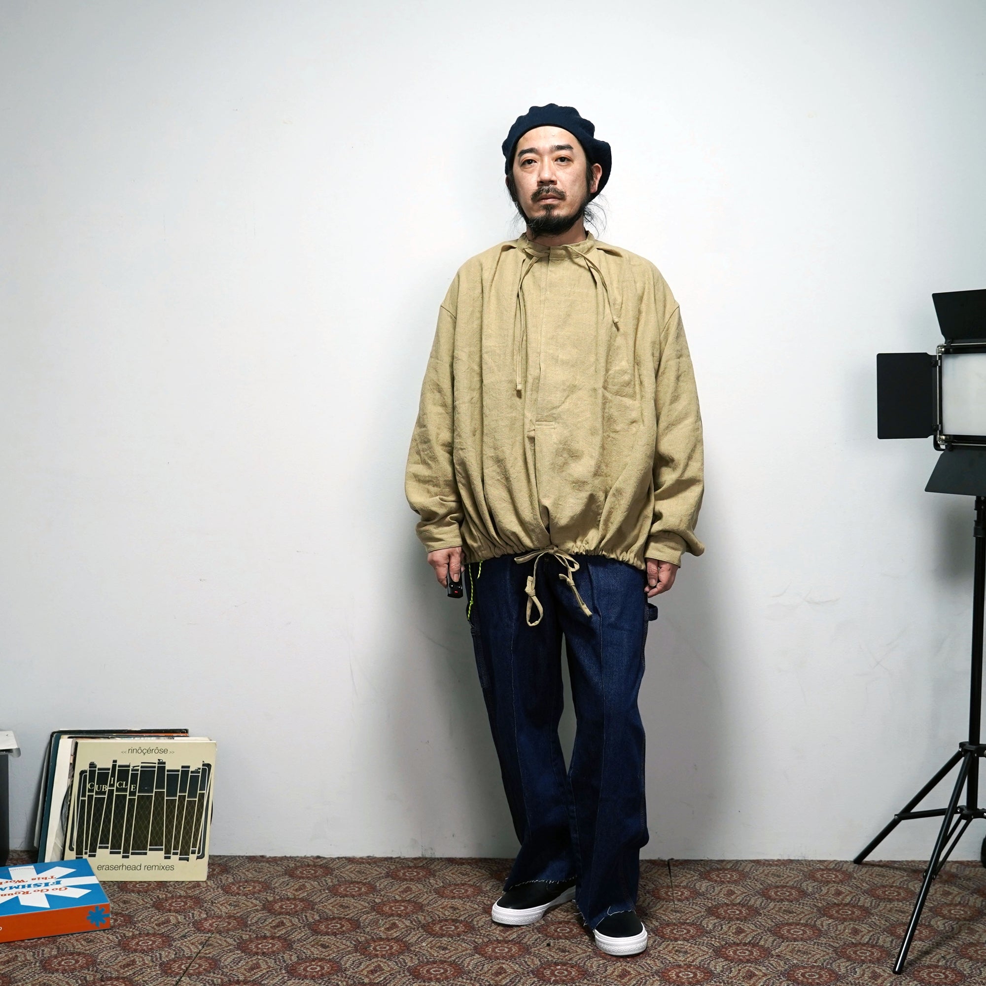 No:M29502 | Name:Military Smock Pullover | Color:230G LINEN KHAKI【MONITALY】-MONITALY-ADDICTION FUKUOKA