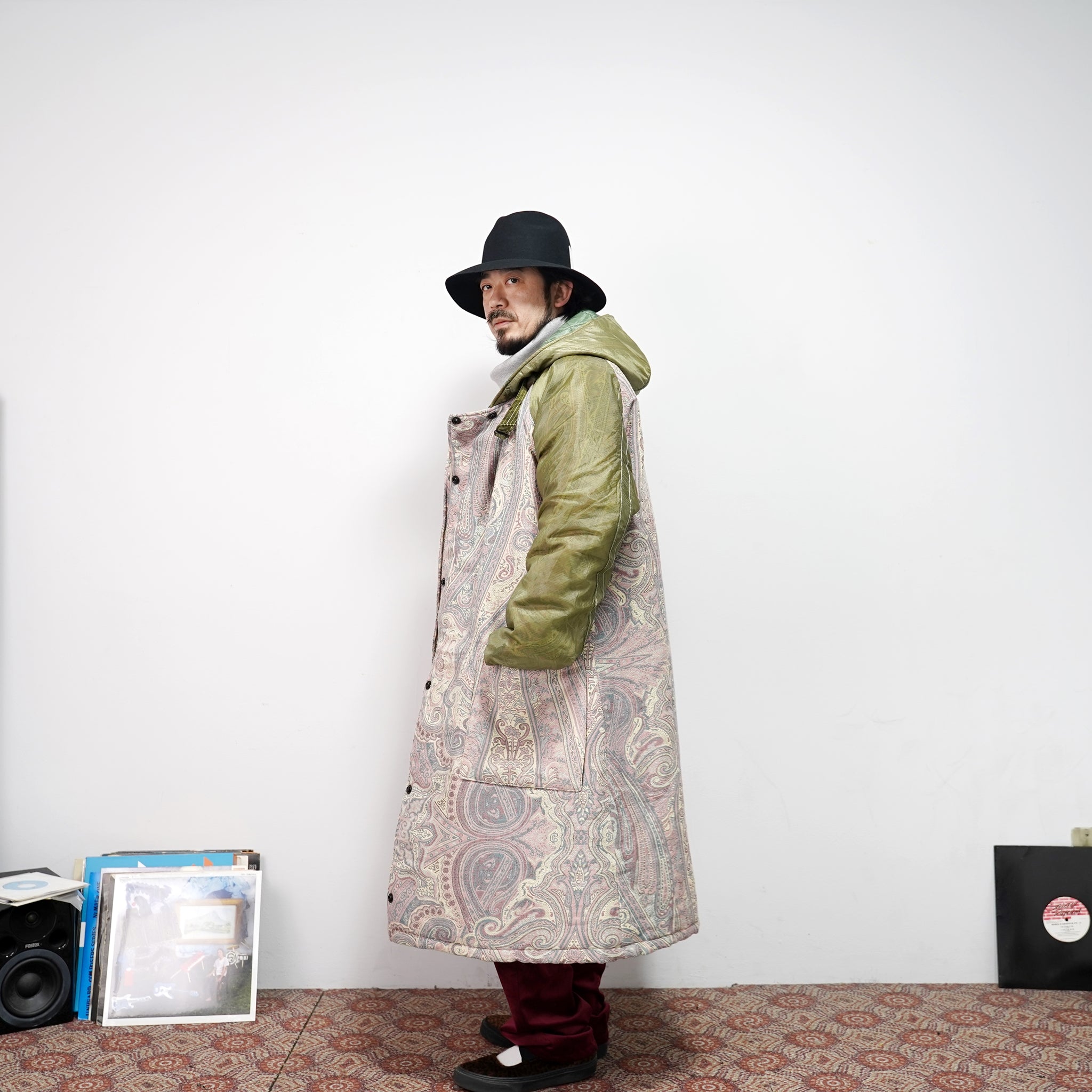 No:M30018 | Name:Insulated Duffle Coat | Color:Vintage Us Army Parachute X Betro Paisley | Size:40/42【MONITALY_モニタリー】