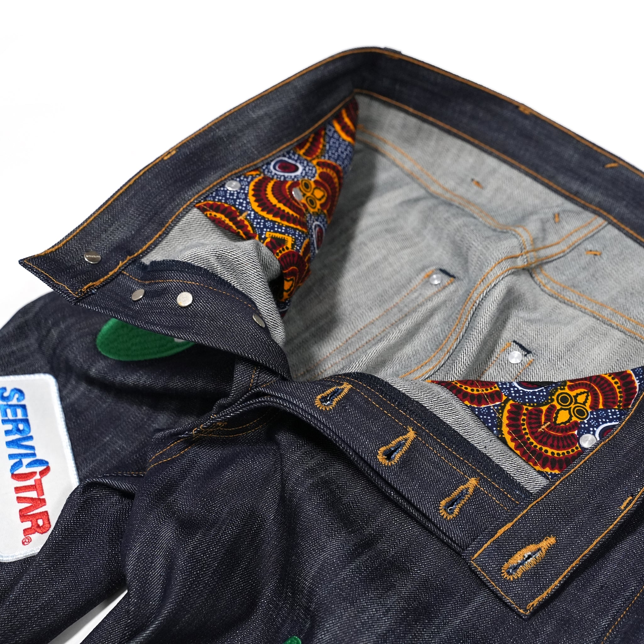 No:M31304 | Name:Monitaly Xx Jeans W/ Avocado Embroidery And Patches |