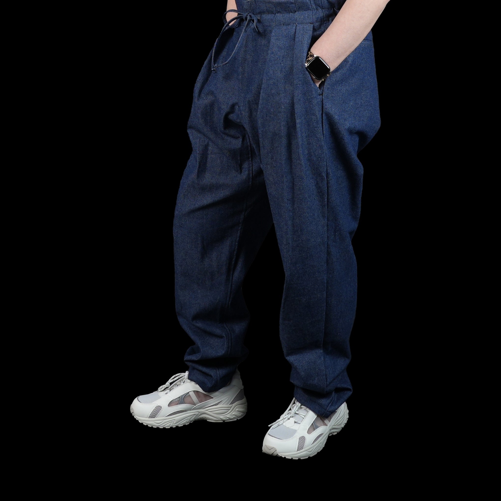 No:M31305-24 | Name:Drop Crotch Pants | Color:Chambray【MONITALY_