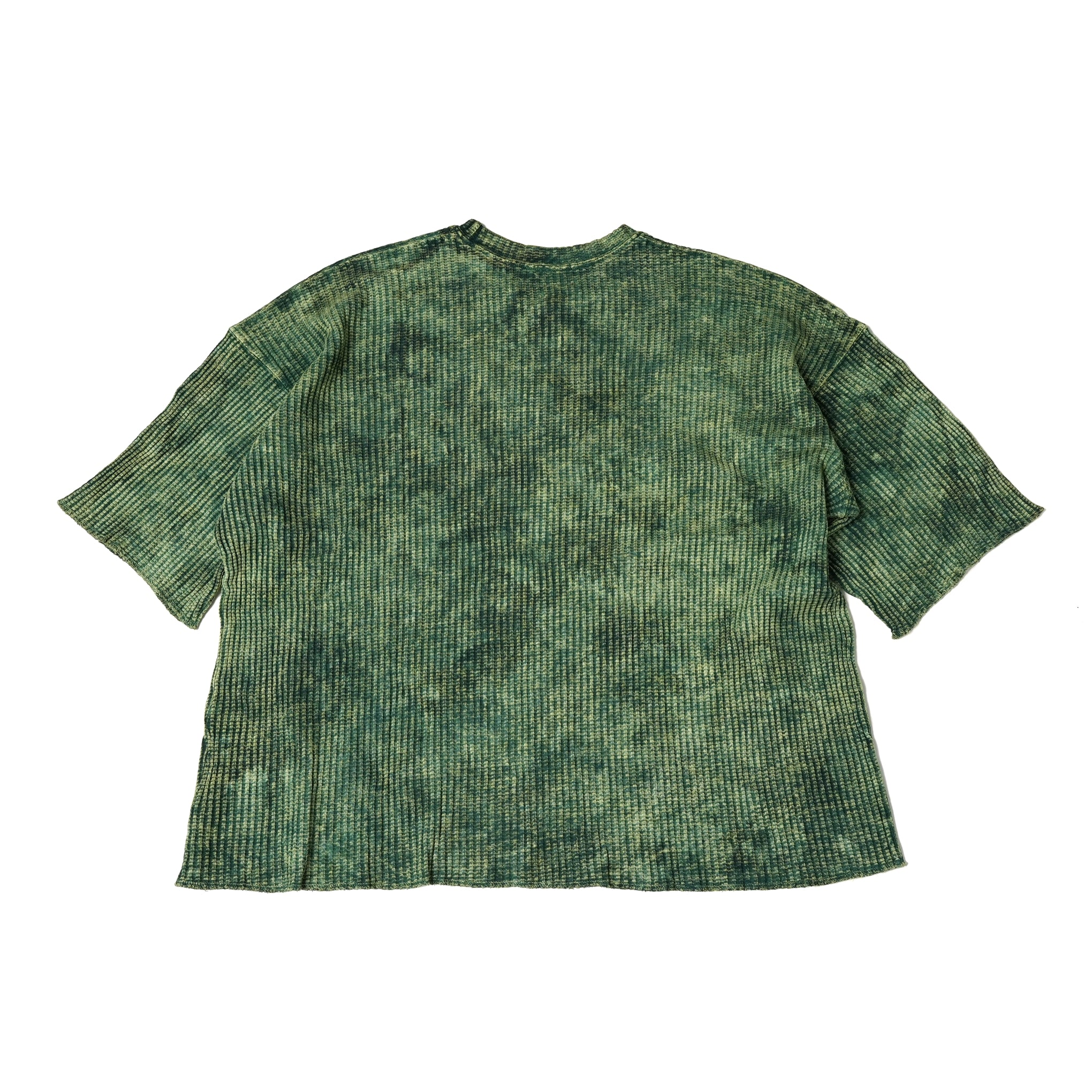 No:M31752-9 | Name:Thermal Cut Off Edges S/S | Color:Tie Dye Midori +