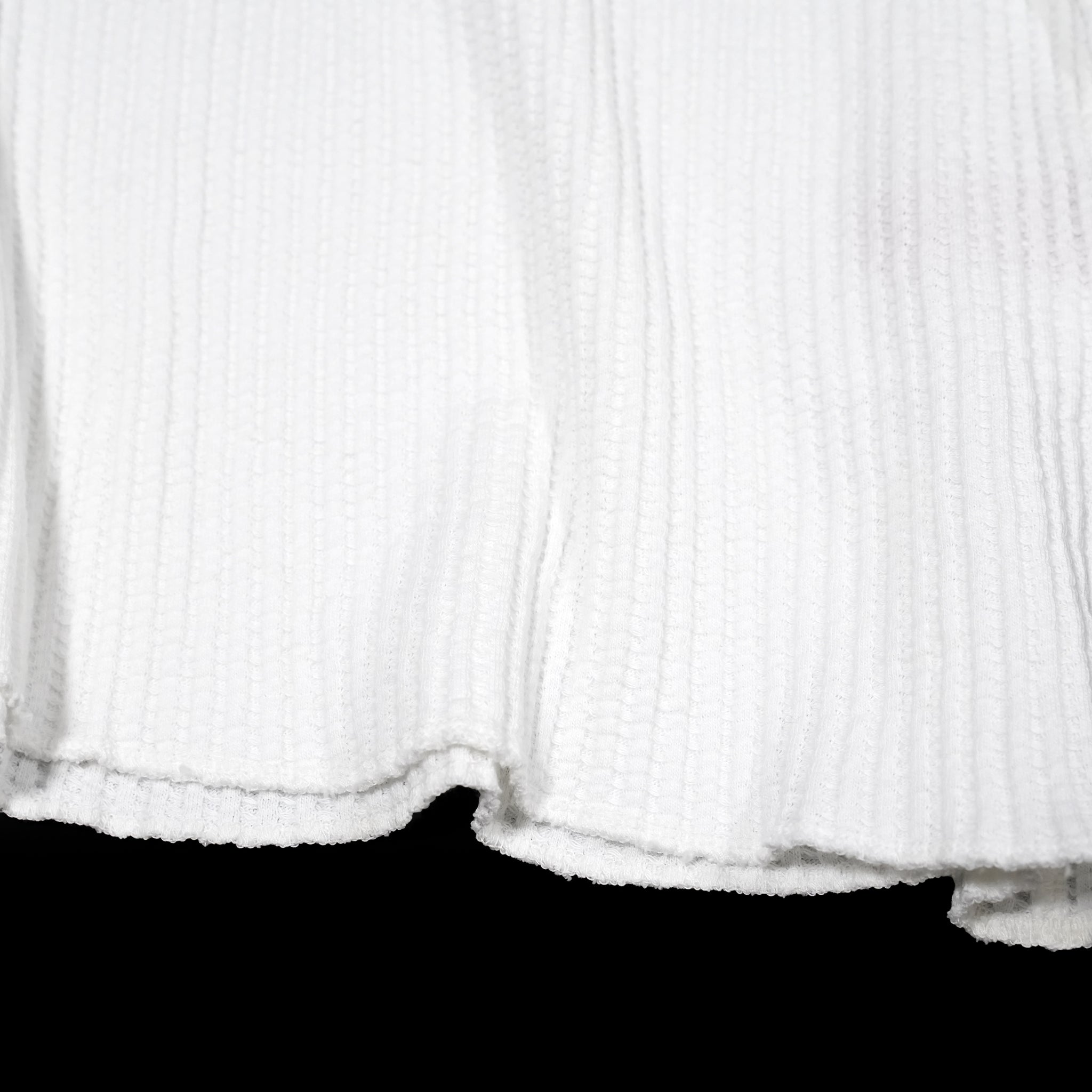 No:M31752 | Name:Thermal Cut Off Edges S/S | Color:Cream/Black【MONITALY_モニタリー】【archive】