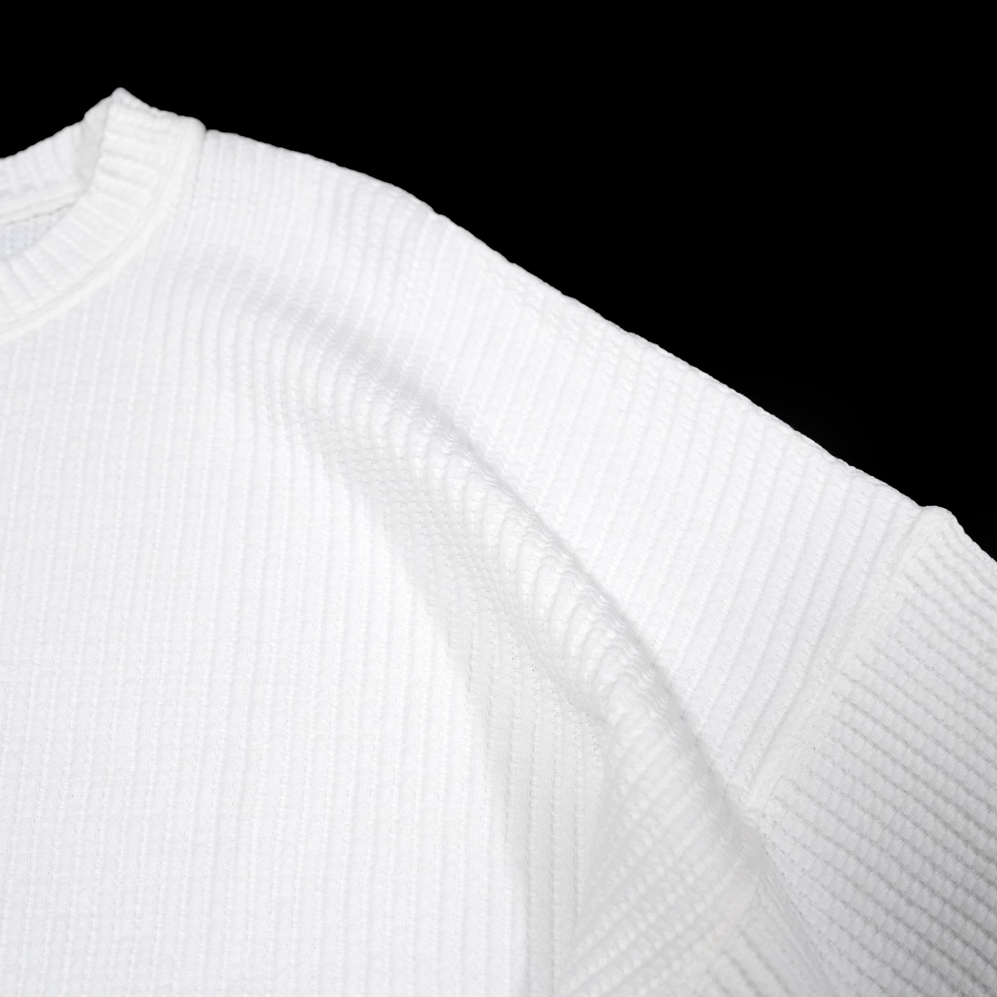 No:M31752 | Name:Thermal Cut Off Edges S/S | Color:Cream/Black【MONITALY_モニタリー】【archive】