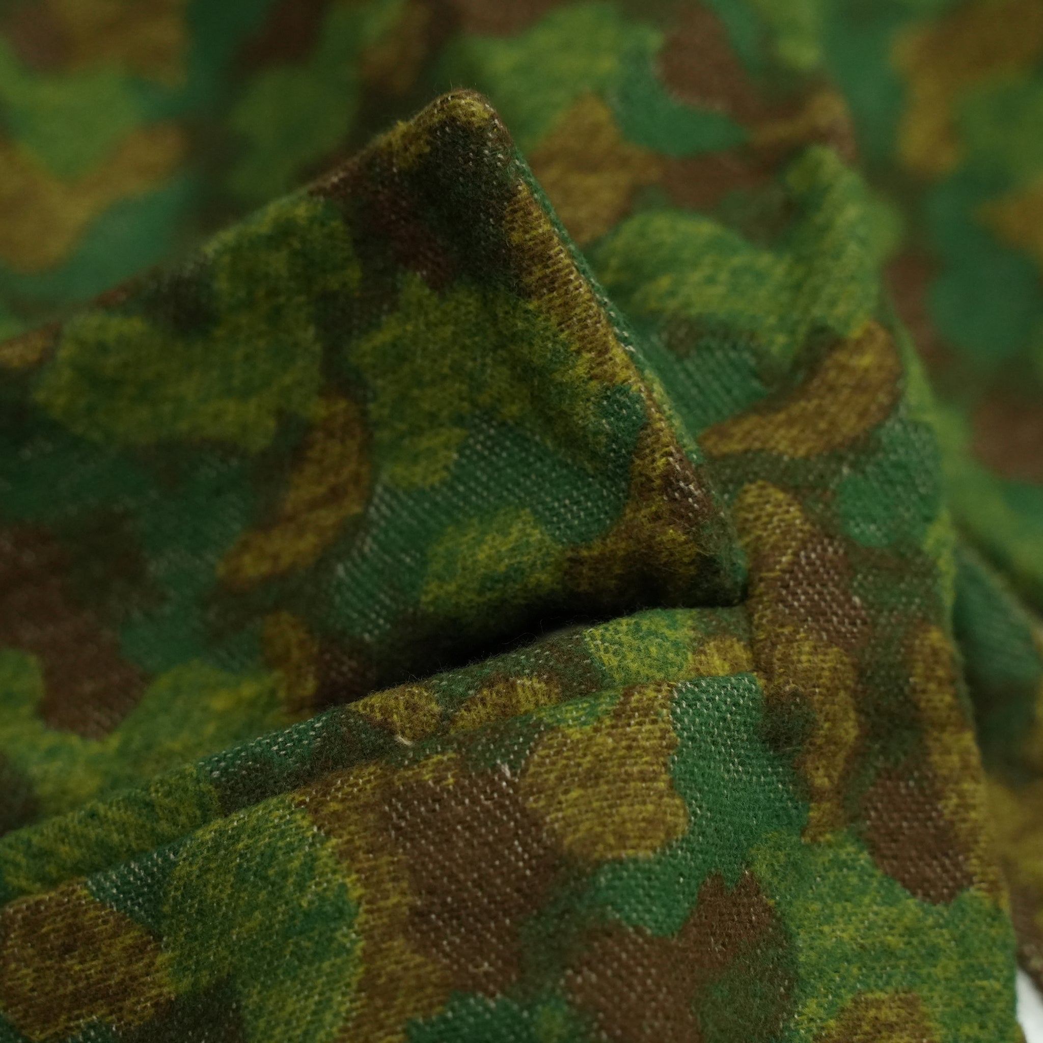No:M32012 | Name:Jute Coat | Color:Jacquard Cotton Green Camo【MONITALY_モニタリー】