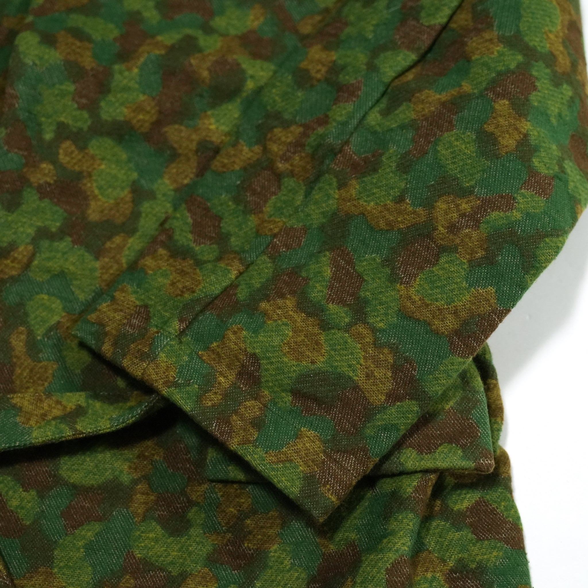 No:M32012 | Name:Jute Coat | Color:Jacquard Cotton Green Camo