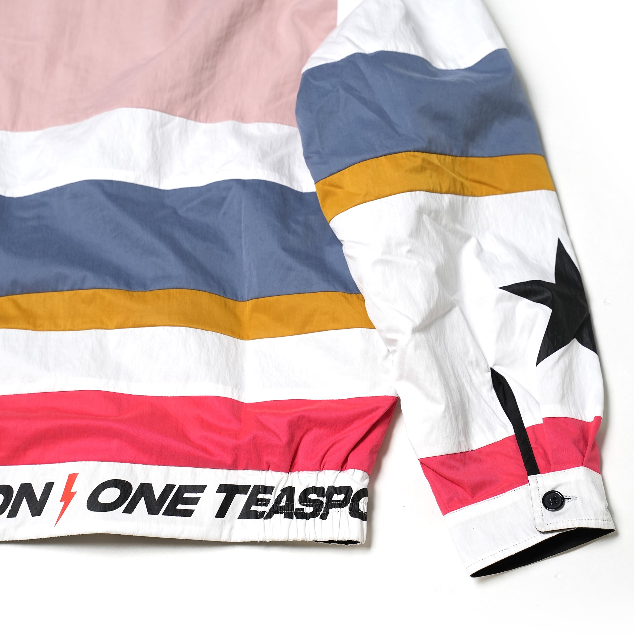 No:24961 | Name:Ots Velocity Reversible Windbreaker Jacket | Color:White Black【ONE TEASPOON_ワンティースプーン】【archive】