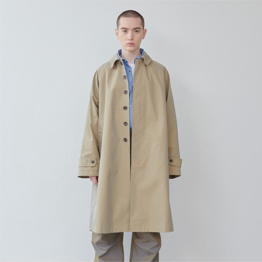 Graves_Bal Collar Coat – Offwhite / Beige / Charcoal / Black | KELEN MEN