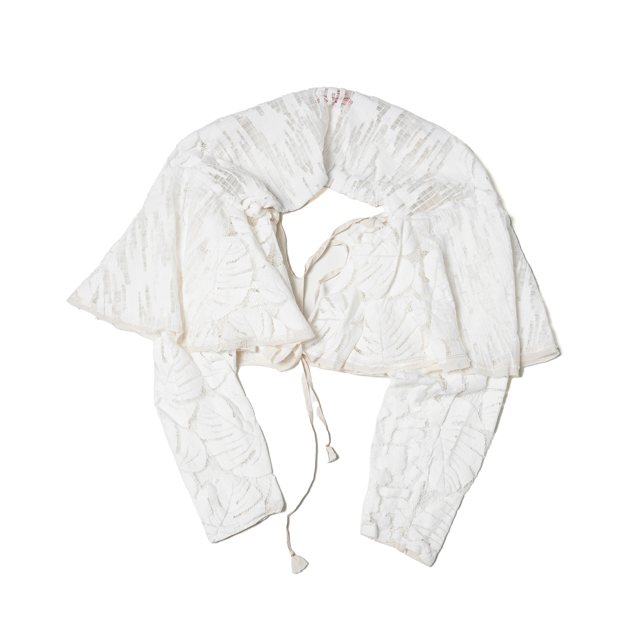 ボタニカルレースボレロ – Wht/Blk | REHERSALL