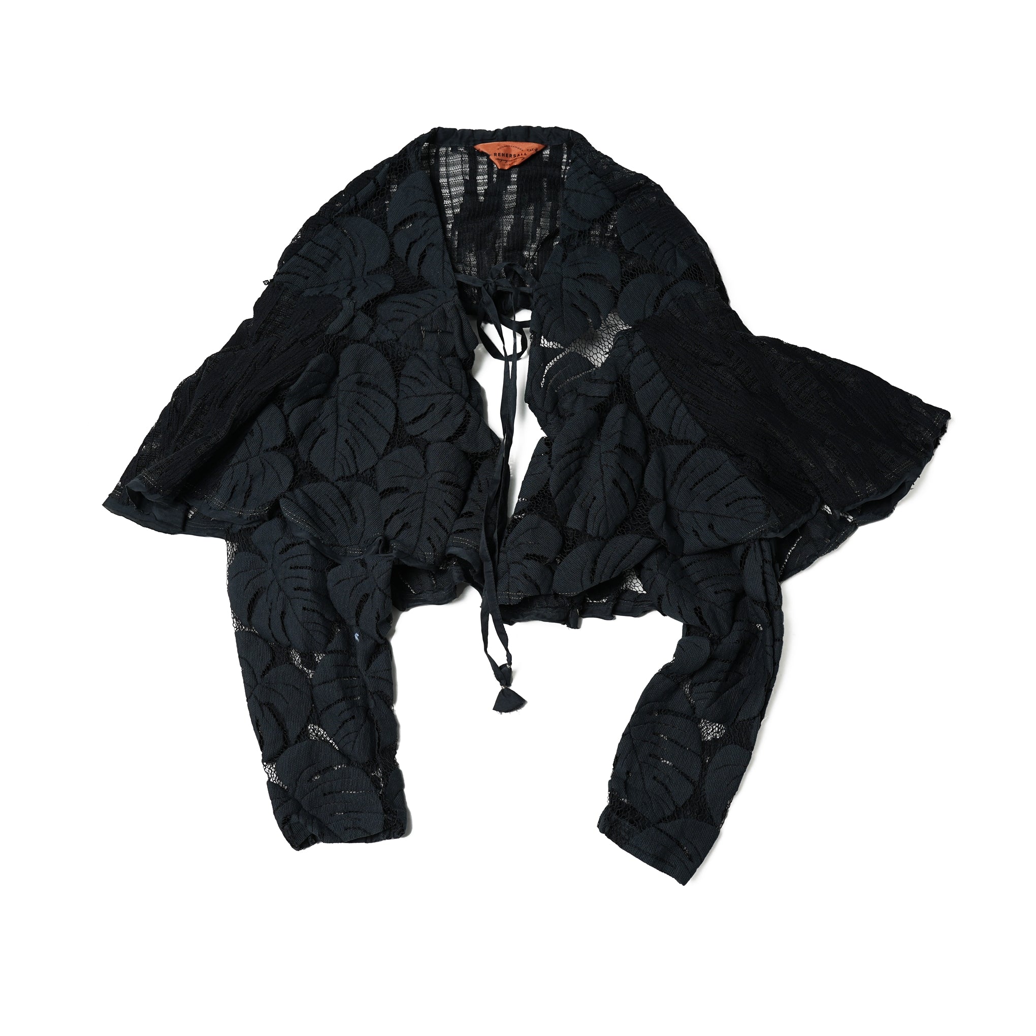 ボタニカルレースボレロ – Wht/Blk | REHERSALL