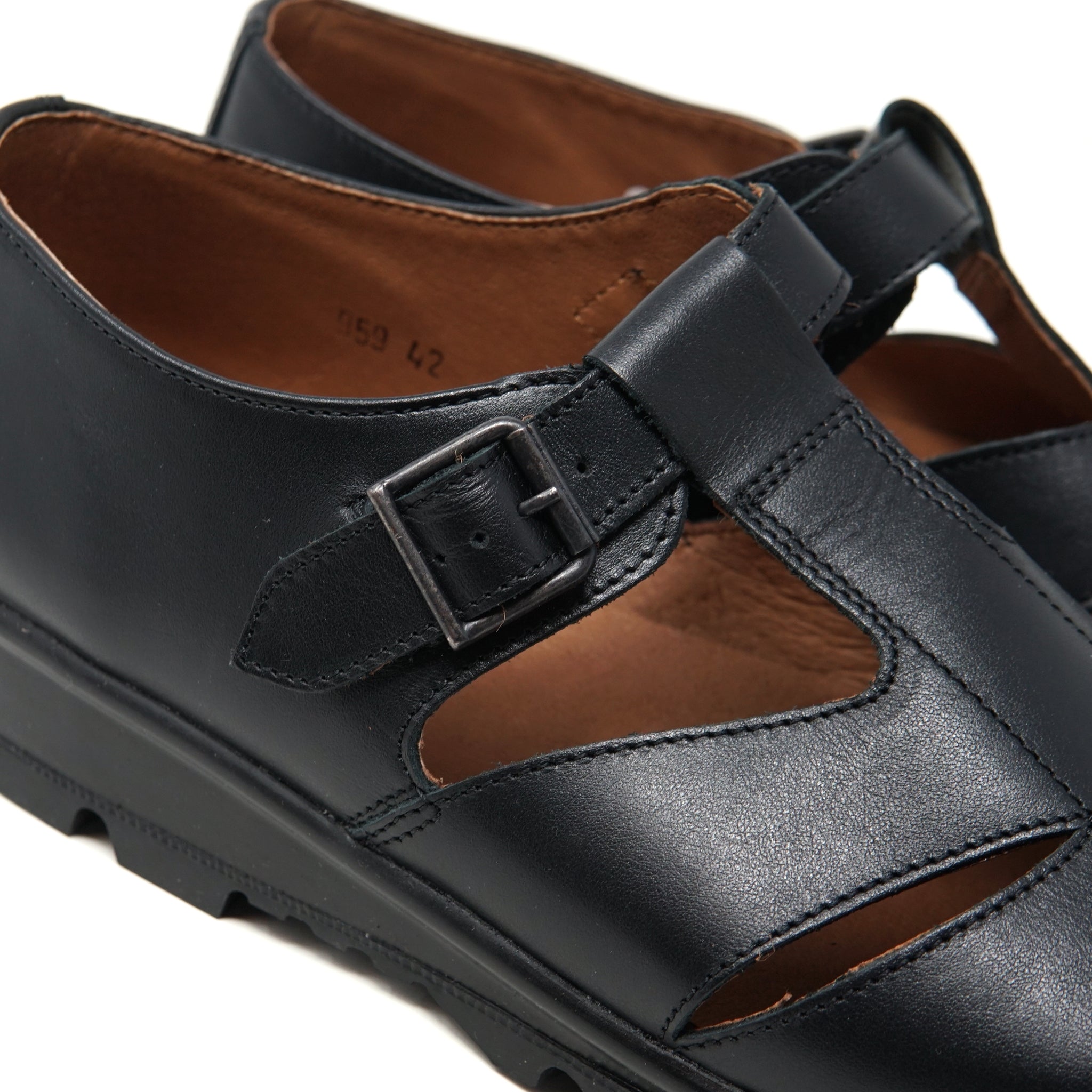 No:959L | Name:ITALIAN MILITARY SANDAL | Color:Black【REPRODUCTION OF  FOUND_リプロダクションオブファウンド】