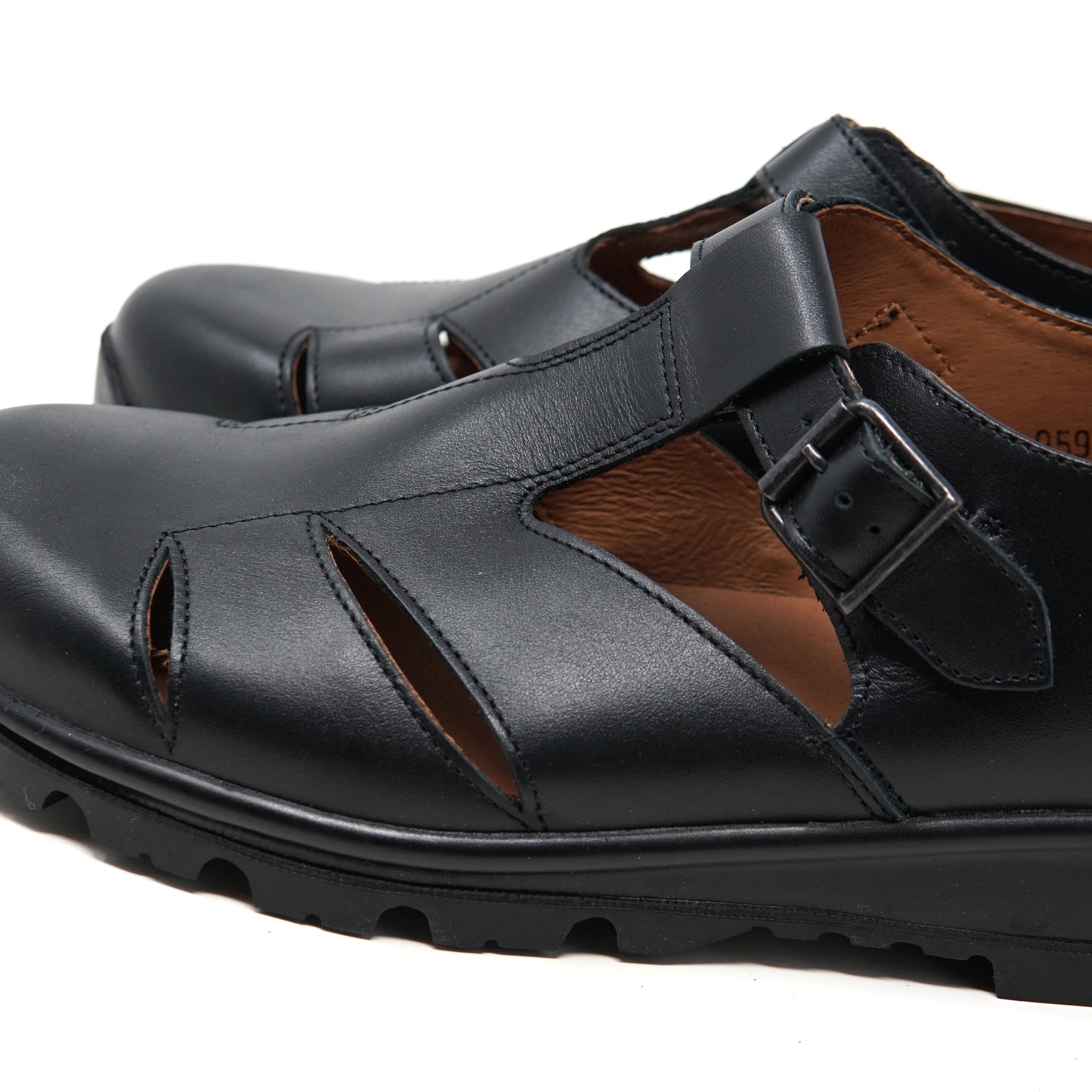 No:959L | Name:ITALIAN MILITARY SANDAL | Color:Black【REPRODUCTION OF  FOUND_リプロダクションオブファウンド】