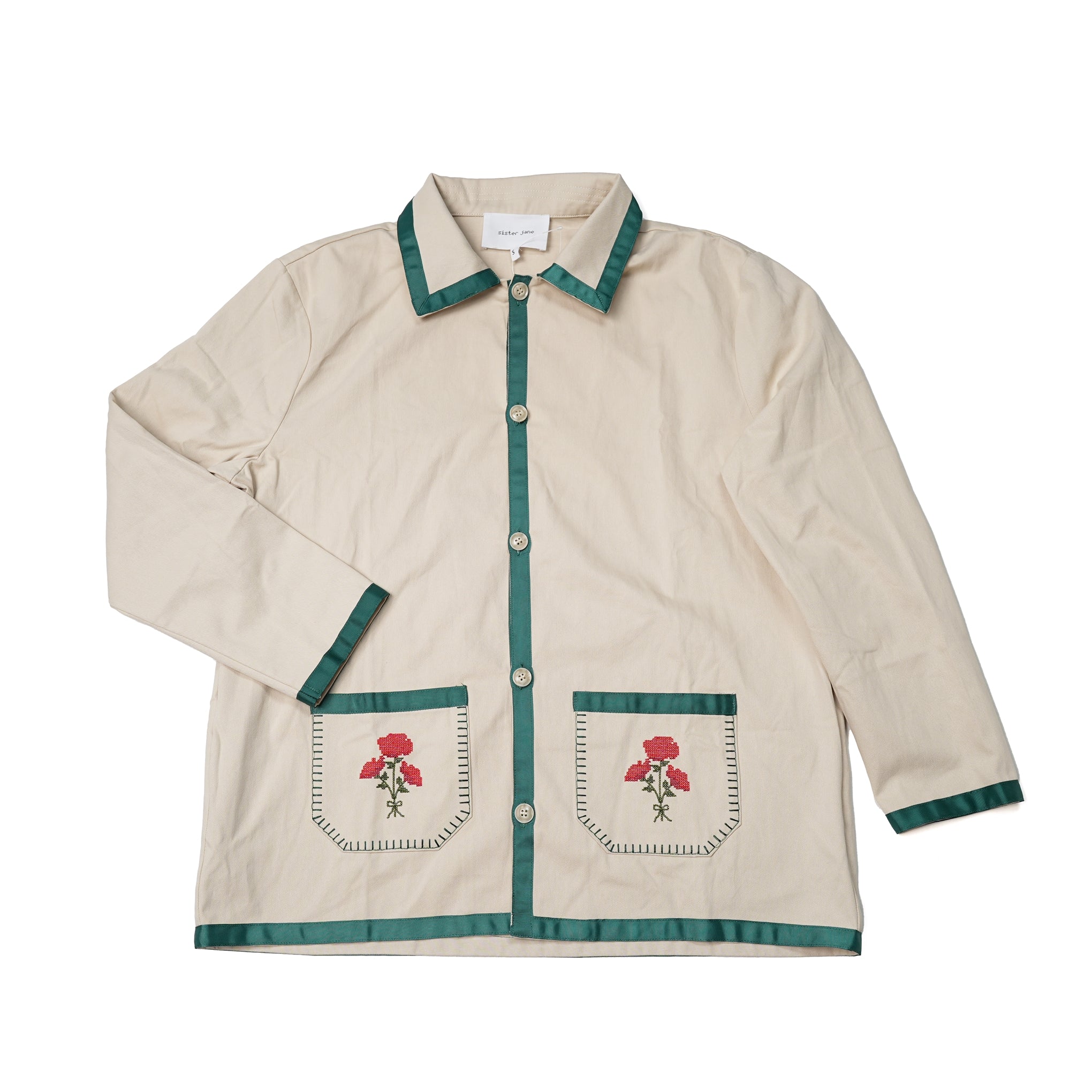 No:27SM02JKM019CRM | Name:Gordon Embroidered Jacket | Color:Cream【SISTER JANE_シスタージェーン】