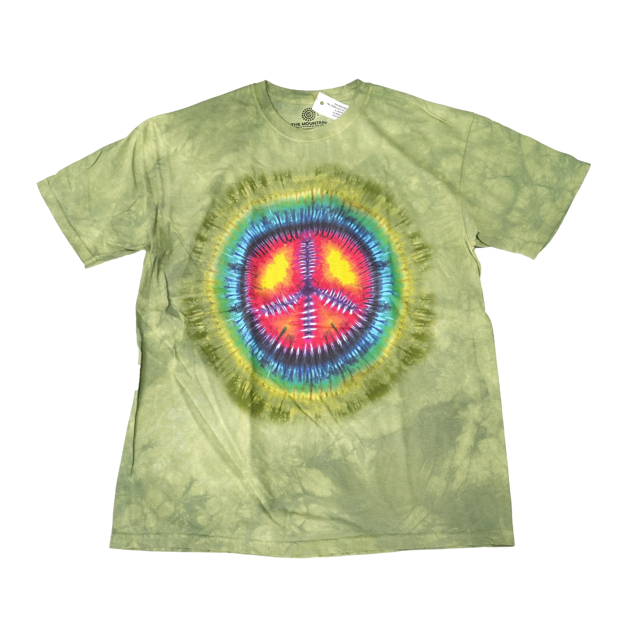 No:3090 | Name:Hand-Dyed Tee | Color:Peace【THE MOUNTAIN】【ネコポス選択可能】