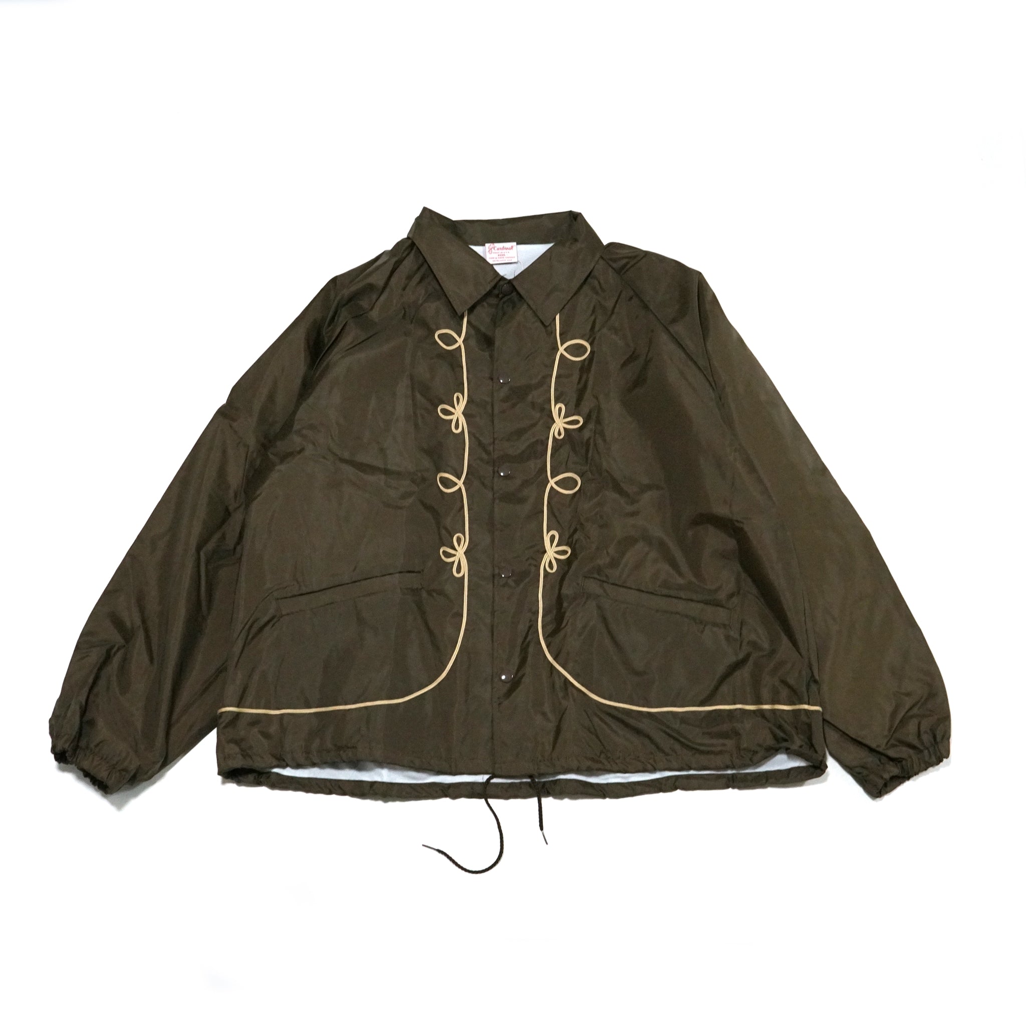 tl23s004 | rope emb coaches jacket | – Brown/Purple | THRIFTY LOOK