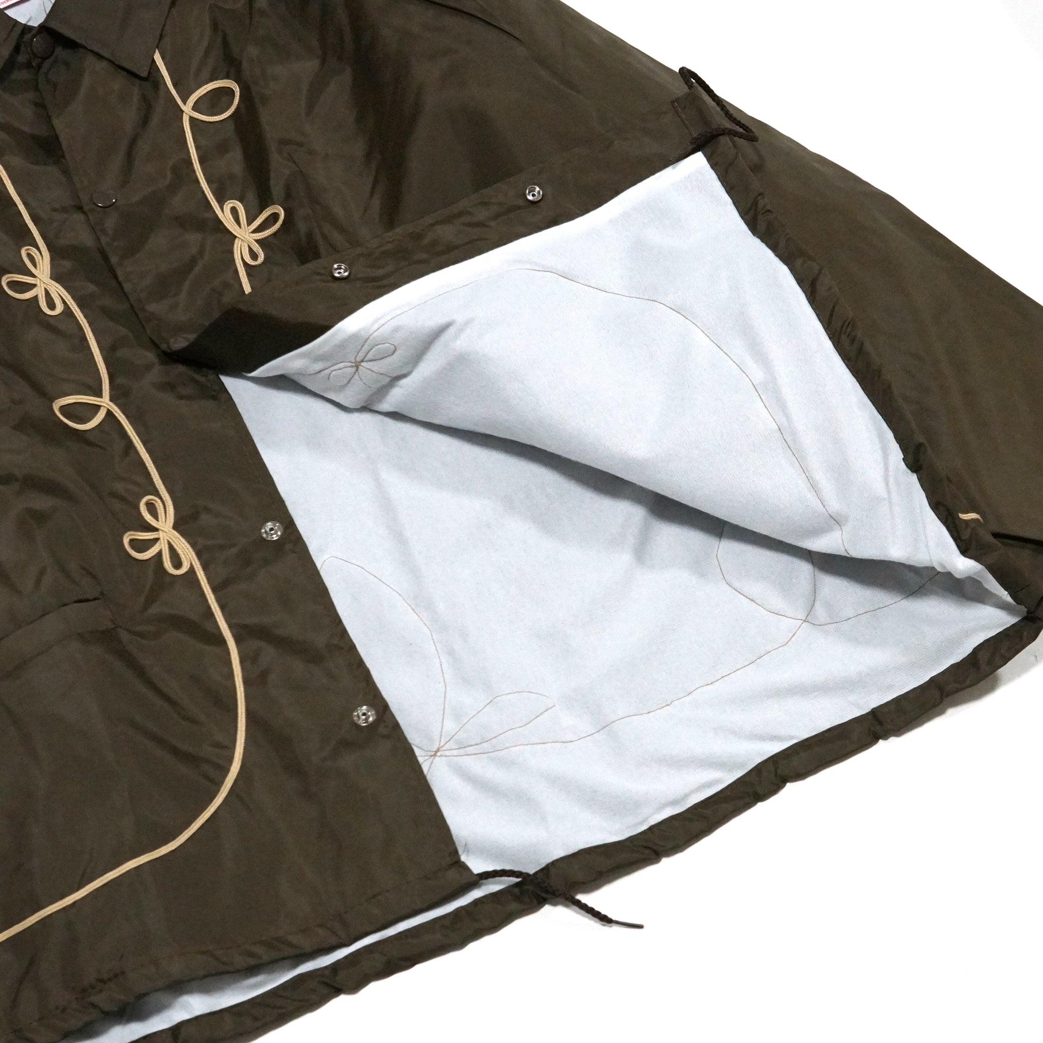 tl23s004 | rope emb coaches jacket | – Brown/Purple | THRIFTY LOOK