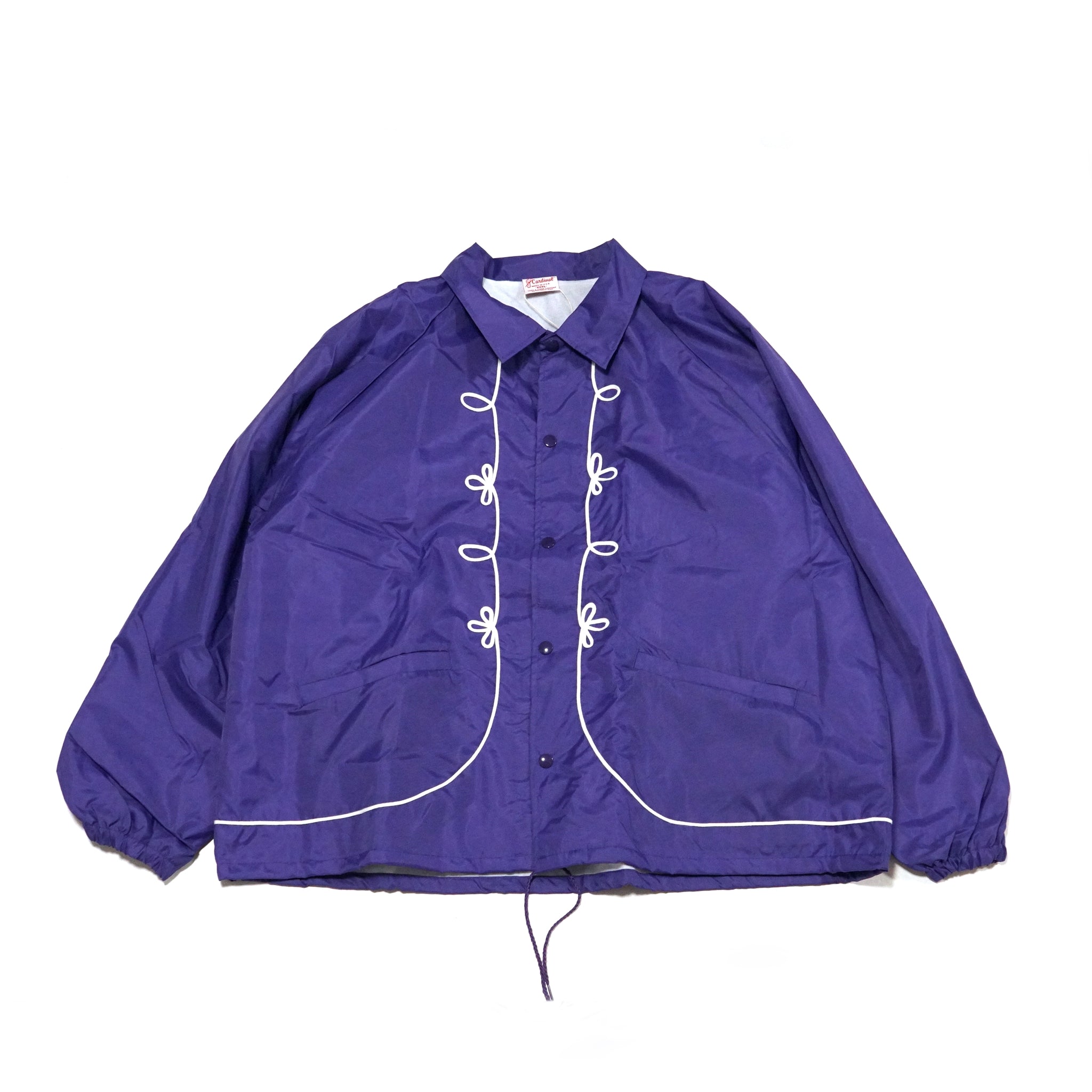tl23s004 | rope emb coaches jacket | – Brown/Purple | THRIFTY LOOK