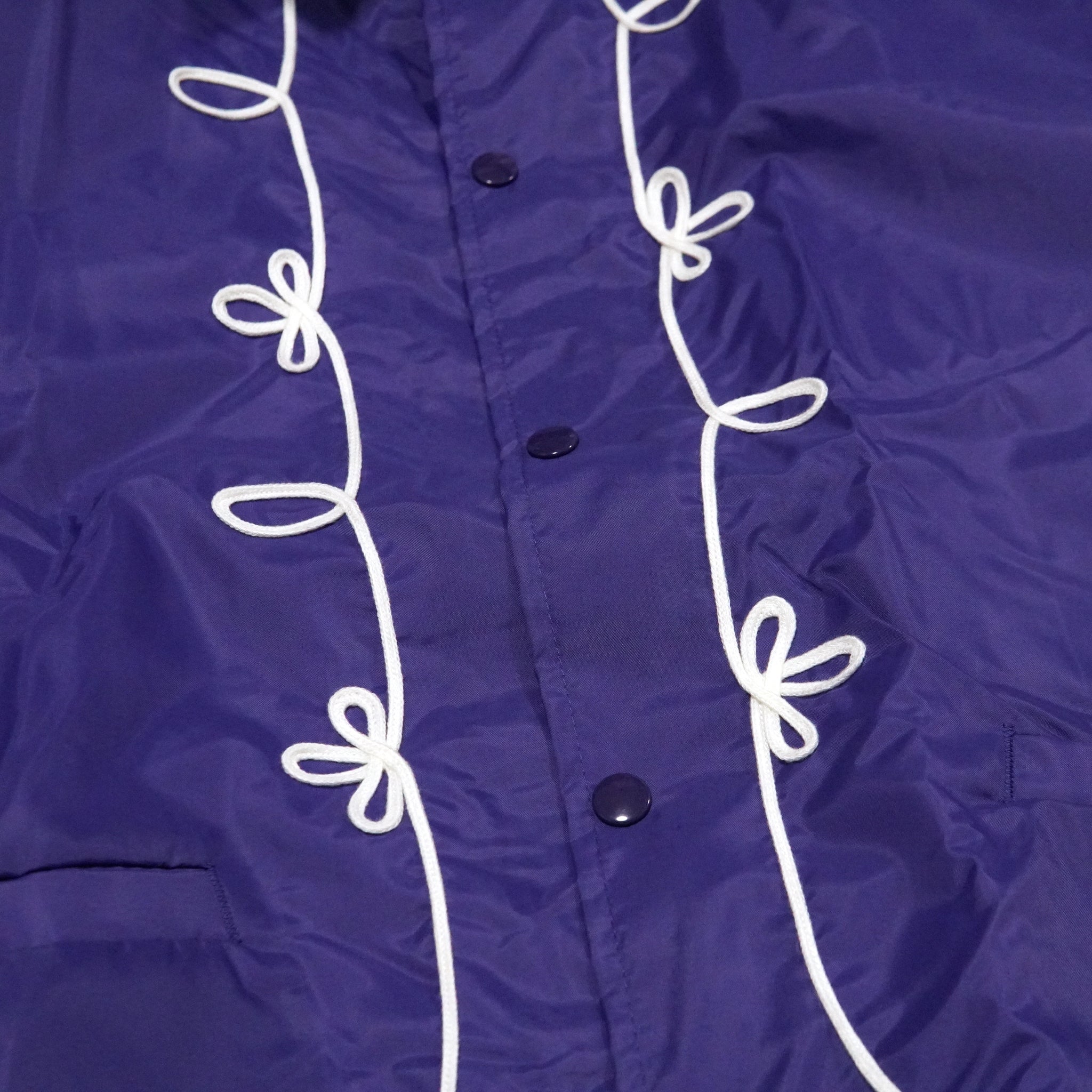 tl23s004 | rope emb coaches jacket | – Brown/Purple | THRIFTY LOOK