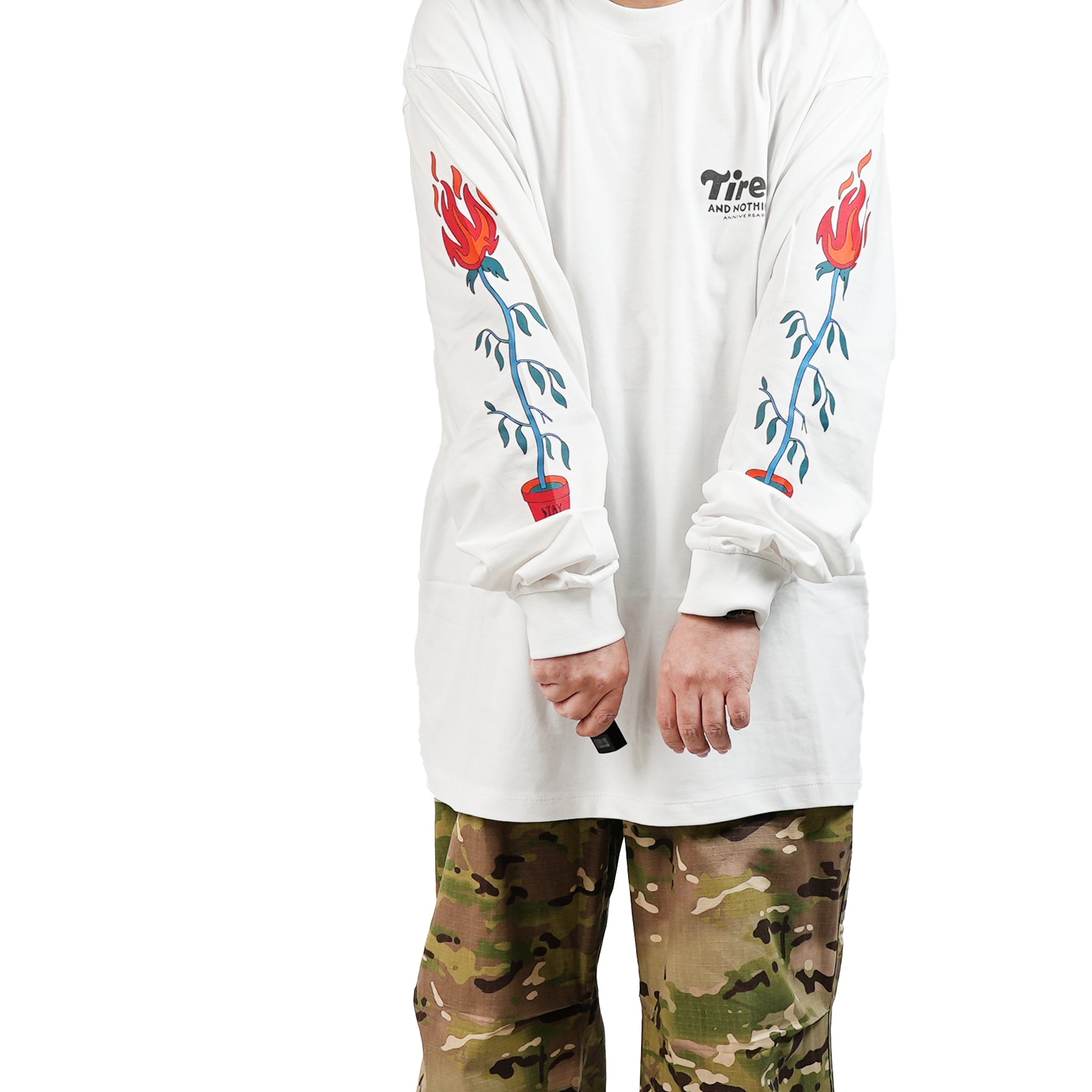 TS00244 | NOTHINGTH LS TEE (ORGANIC) – White | TIRED