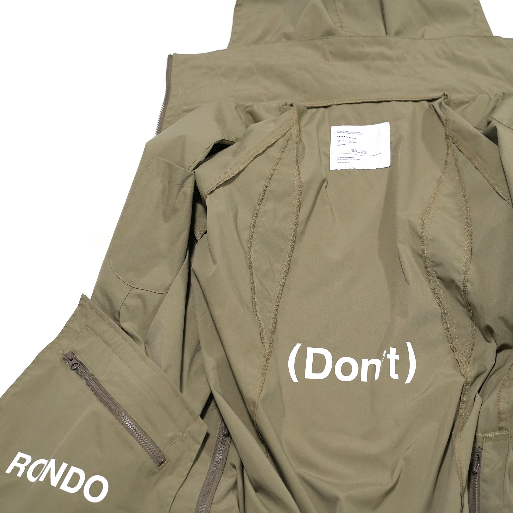 No:UN-002_SS23_b | Name:REVERSIVLE MODS COAT (SOLOTEX) | Color:Coyote【UNTRACE_アントレース】