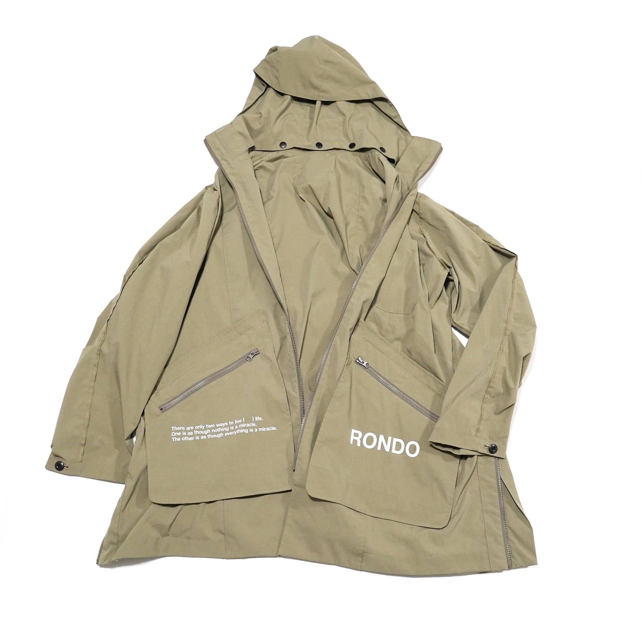 No:UN-002_SS23_b | Name:REVERSIVLE MODS COAT (SOLOTEX) | Color:Coyote【UNTRACE_アントレース】