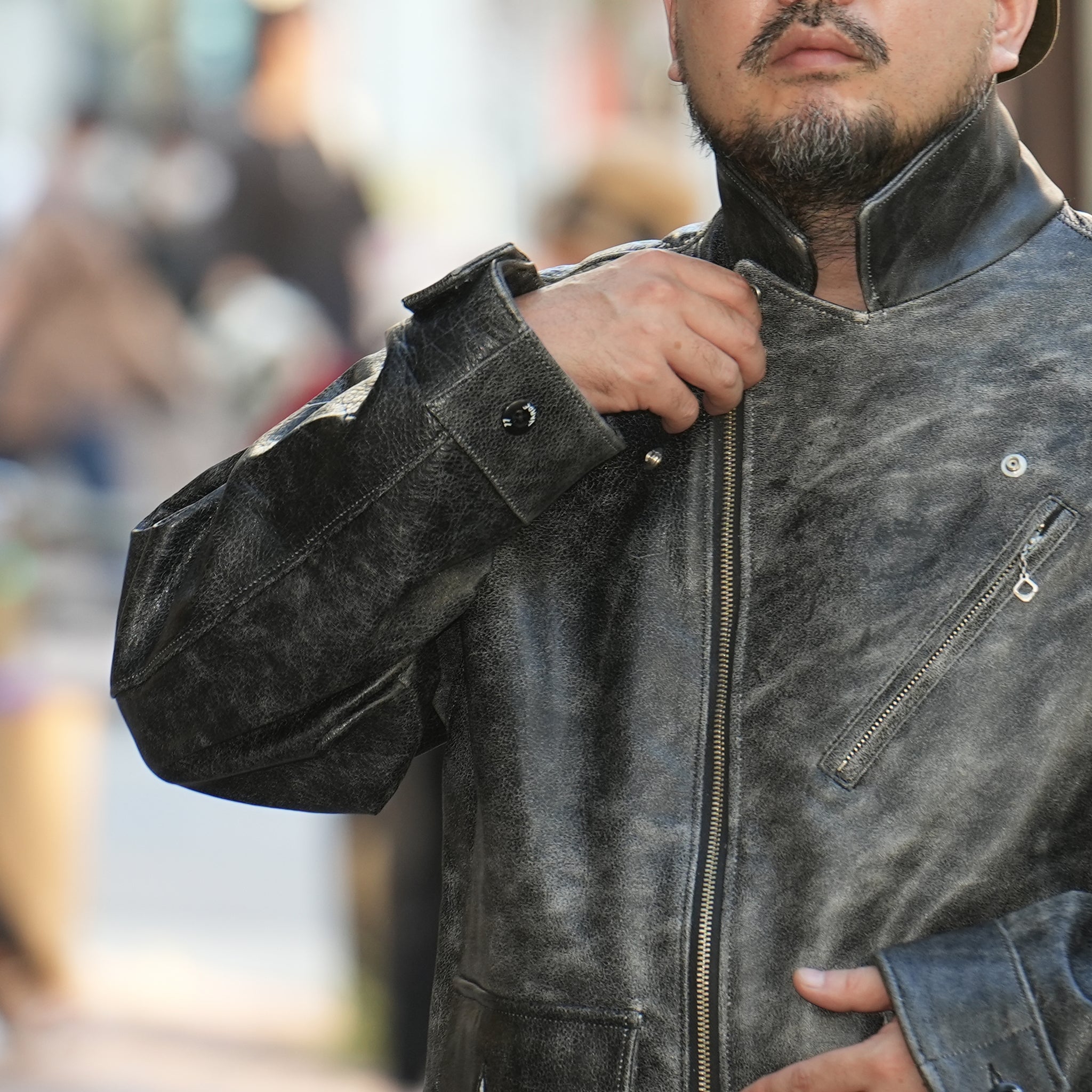 seven by seven double leather jacket 2 - アウター