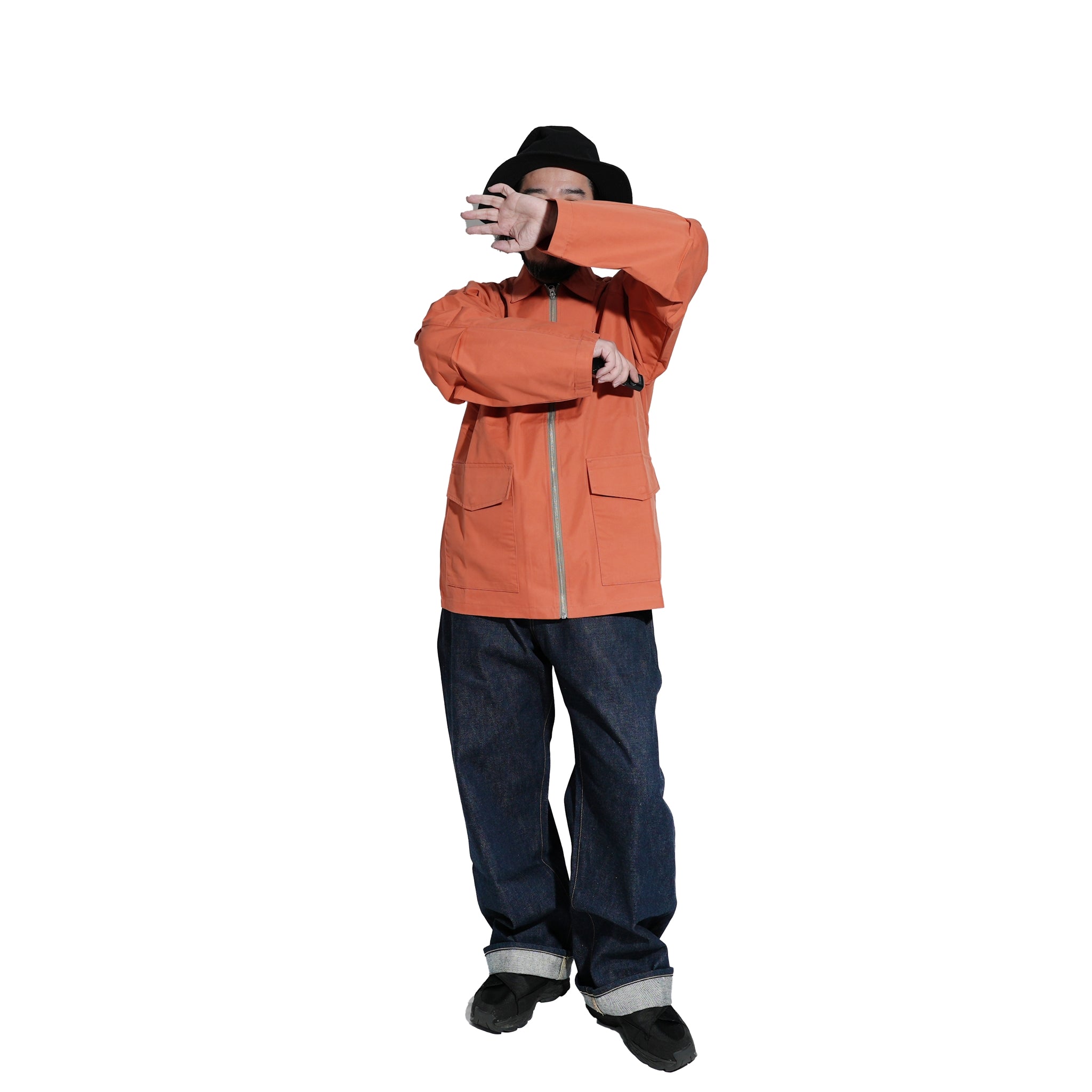 Name:SS23-PILOT JACKET | Color:CORAL | Size:M【WORKWARE】